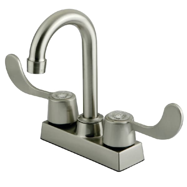 4" Bar Faucet W/ Blade, Handle, Brushed Nickel